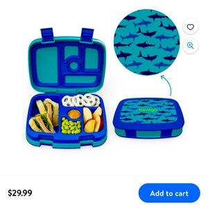 Shark design bentgo lunch box.